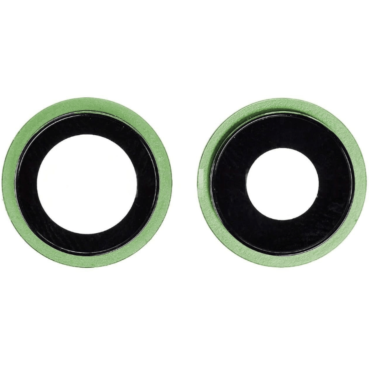 Rear Camera Glass Lens With Cover Bezel Ring For iPhone 12 / 12 MINI - GREEN - Best Cell Phone Parts Distributor in Canada, Parts Source