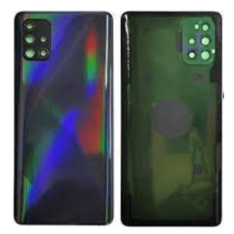 Replacement Back Cover for Samsung A71 Black (A715) - Best Cell Phone Parts Distributor in Canada, Parts Source