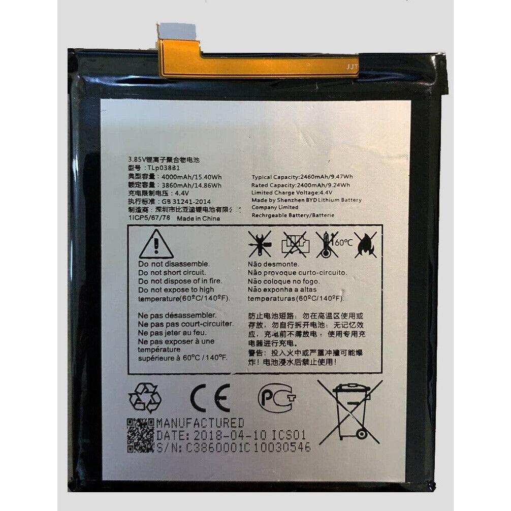 Battery Compatible with BlackBerry Motion TLP038B1