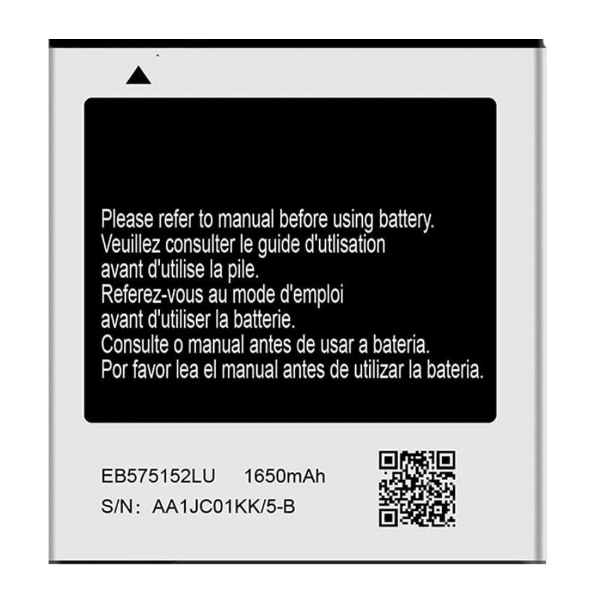 Battery For Samsung  Galaxy Vibrant T959 Epic 4G, Captivate i897,  Focus i917, Galaxy S 4G i9000 4G Li-ionBattery EB575152LU 1650mAh