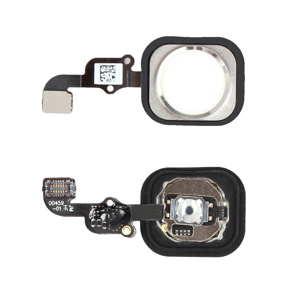 iPhone 6 and 6 Plus Home Button with Flex Silver - Best Cell Phone Parts Distributor in Canada