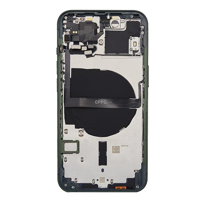 Replacement iPhone 13 Battery Back Housing With Small Parts- Green - Best Cell Phone Parts Distributor in Canada, Parts Source