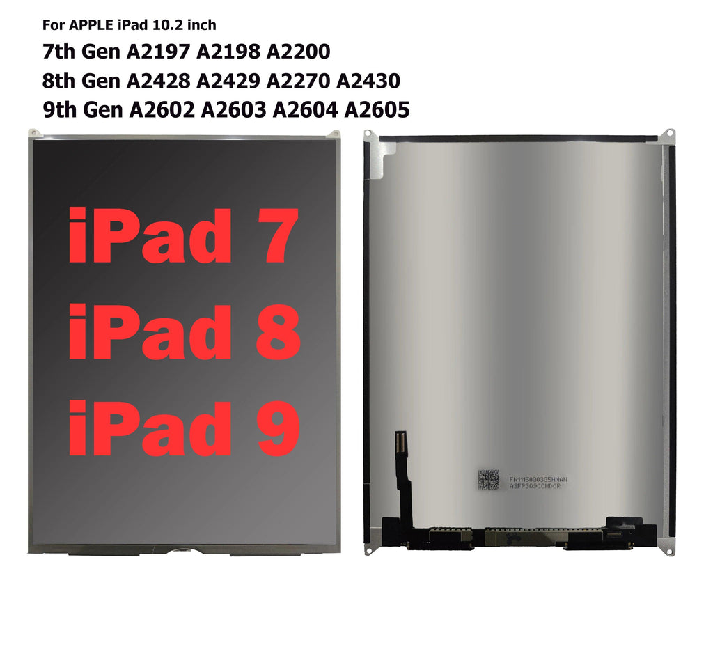 Replacement LCD for iPad 7 / iPad 8 / iPad 9 LCD 10.2