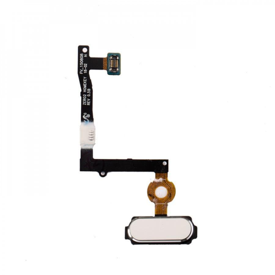 Samsung S6 Edge Plus Home Button with Flex White - Best Cell Phone Parts Distributor in Canada