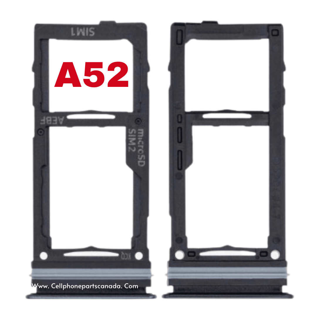 SIM Card Tray + Micro SD Card Tray for Samsung Galaxy A52 -SM A526 - Best Cell Phone Parts Distributor in Canada, Parts Source