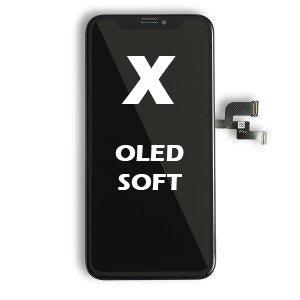 Soft OLED Material LCD Screen and Digitizer Full Assembly for iPhone X (Black) - Best Cell Phone Parts Distributor in Canada, Parts Source