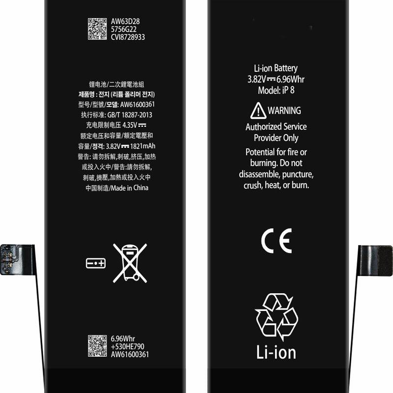 Battery for iPhone 8 - Best Cell Phone Parts Distributor in Canada